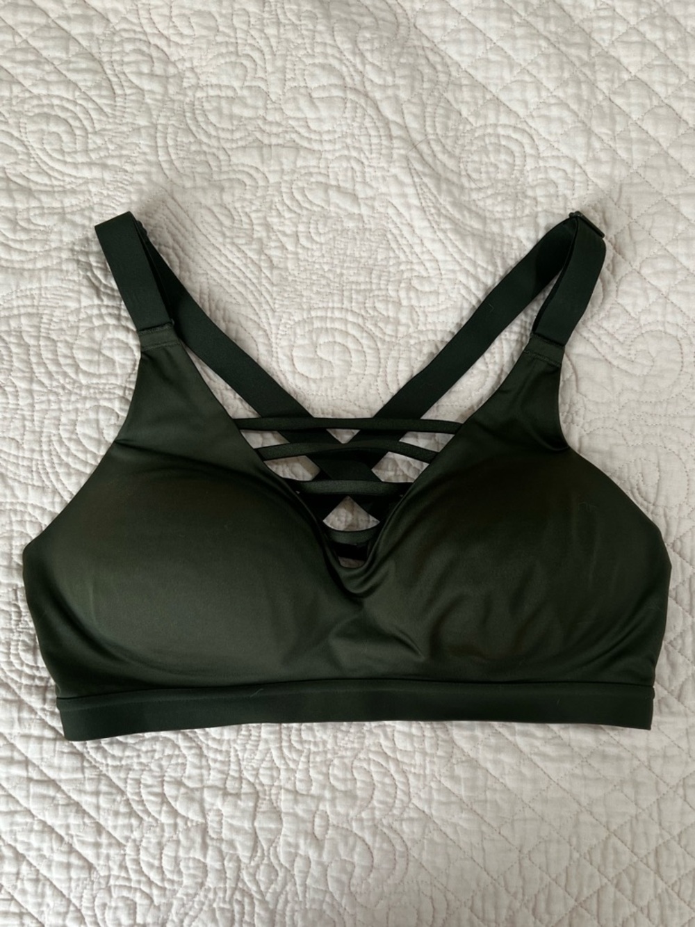 Victoria's Secret Olive Green Strappy Bralette